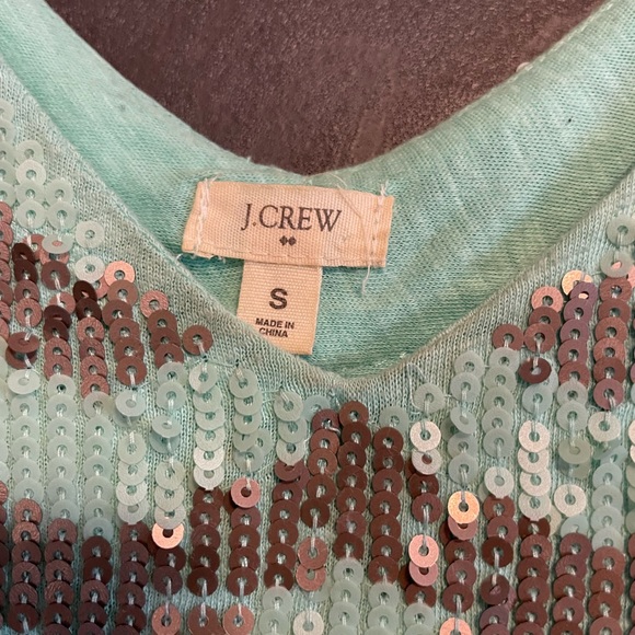 J Crew Chevron Sequin Tank - Picture 2 of 3